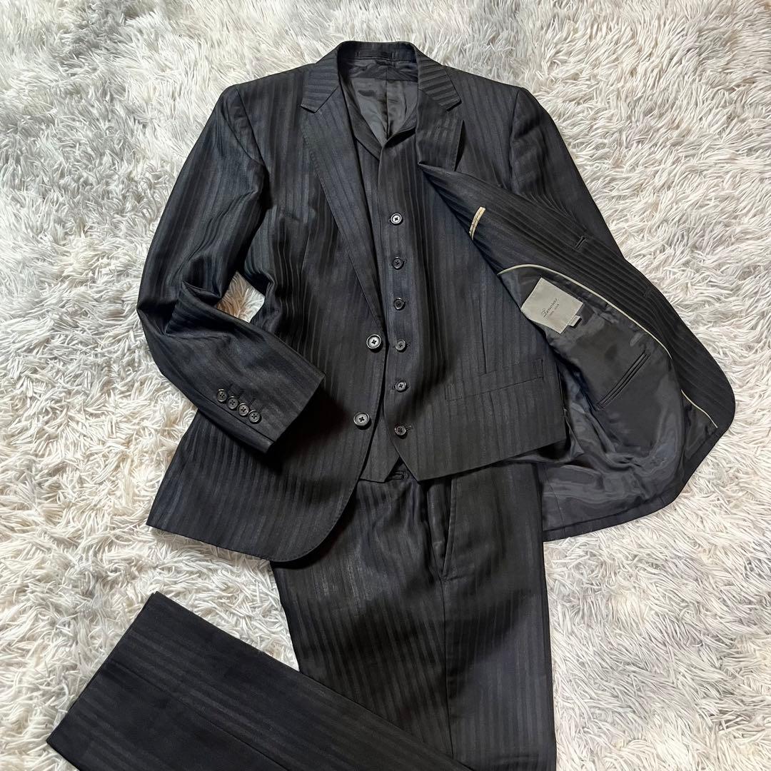 【早い者勝ち】MEN'S TENORAS スリーピース　スーツ　ブラック