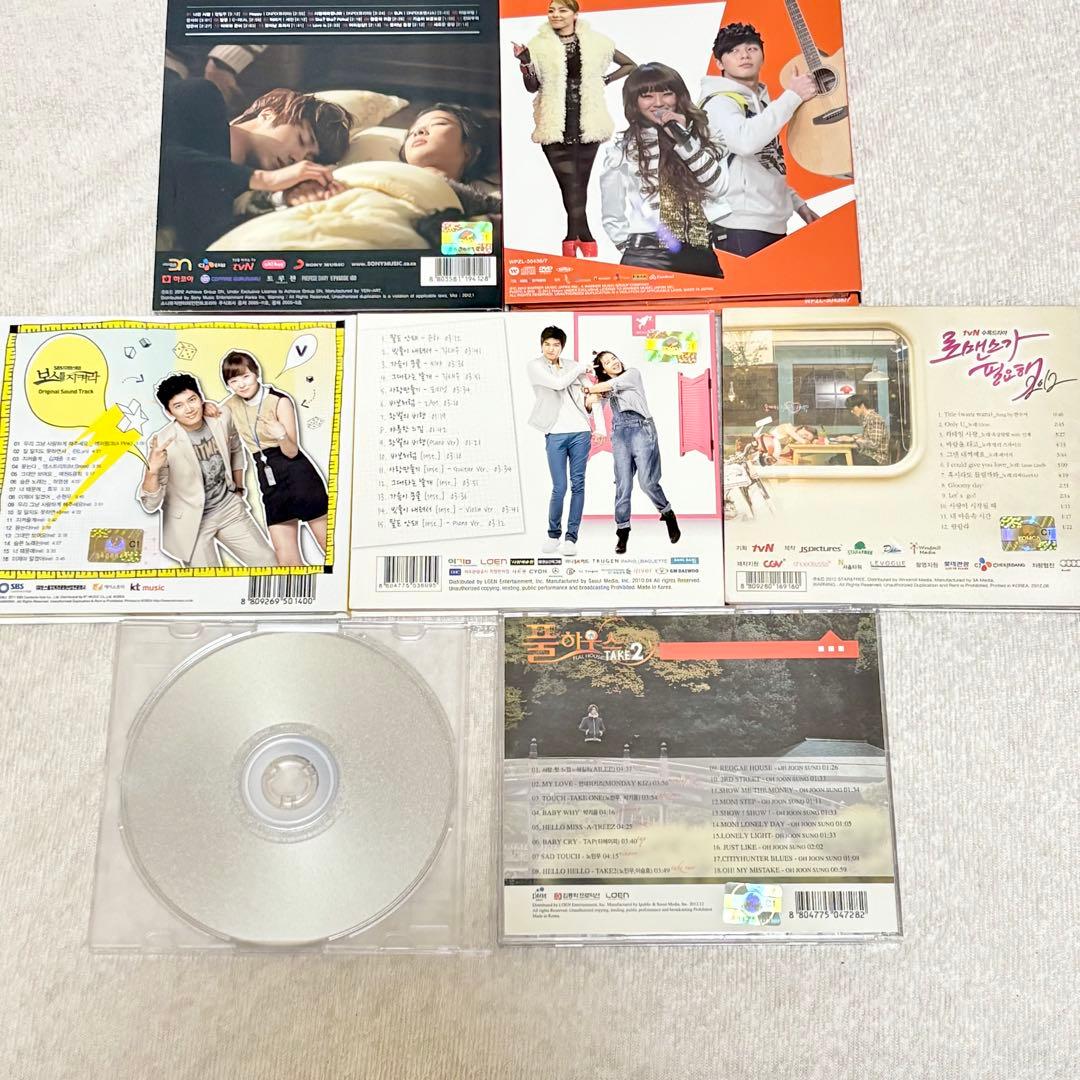 【OST】韓国ドラマオリジナルサウンドトラック10点まとめ売りDVD付きあり