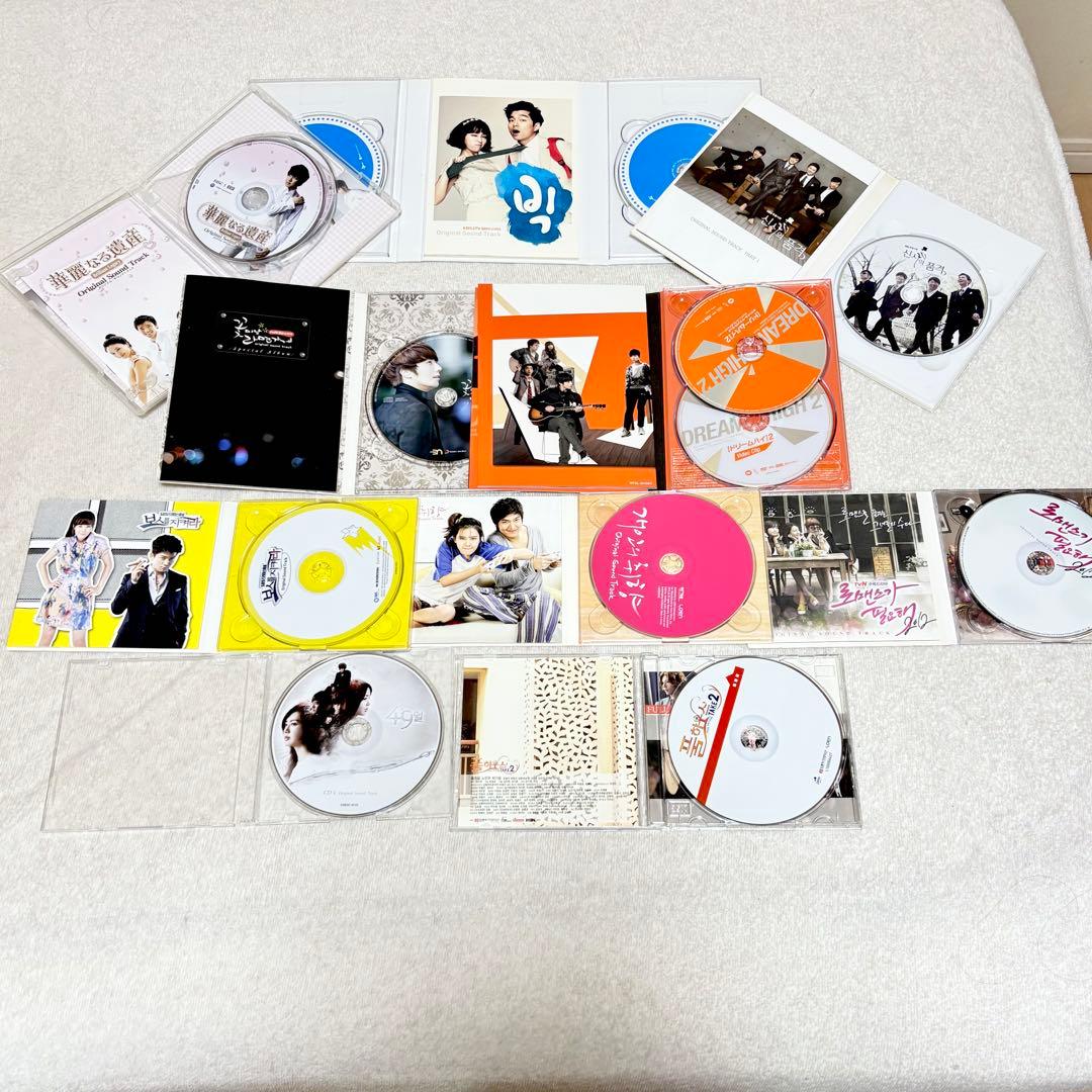【OST】韓国ドラマオリジナルサウンドトラック10点まとめ売りDVD付きあり