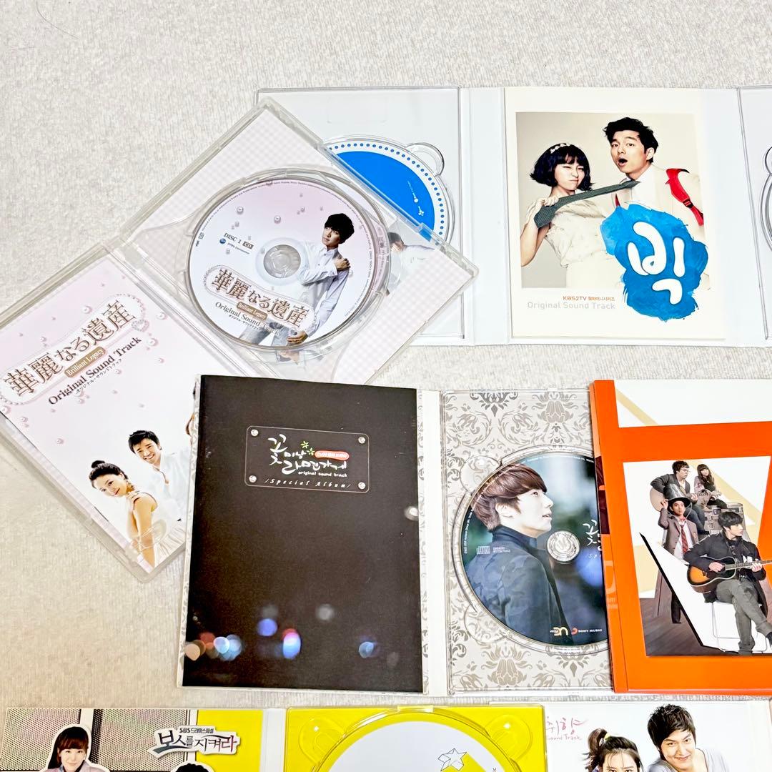 【OST】韓国ドラマオリジナルサウンドトラック10点まとめ売りDVD付きあり
