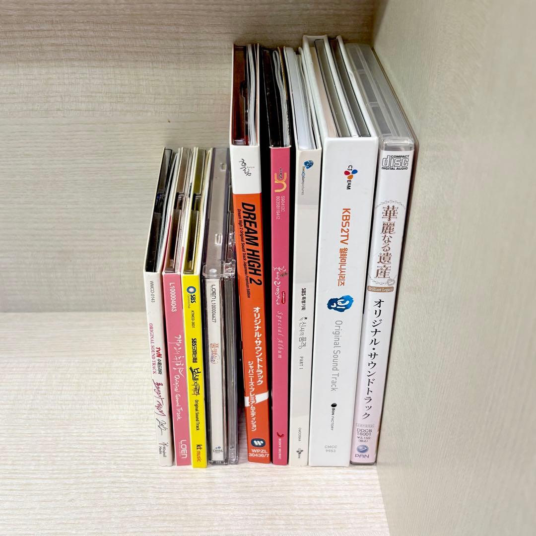 【OST】韓国ドラマオリジナルサウンドトラック10点まとめ売りDVD付きあり