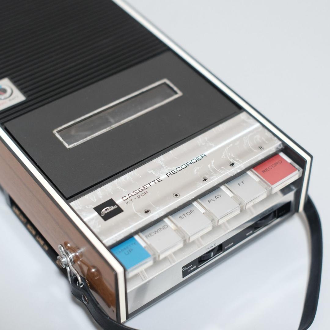 【メンテ済み】カセットプレイヤー TOSHIBA（東芝） KT-20P