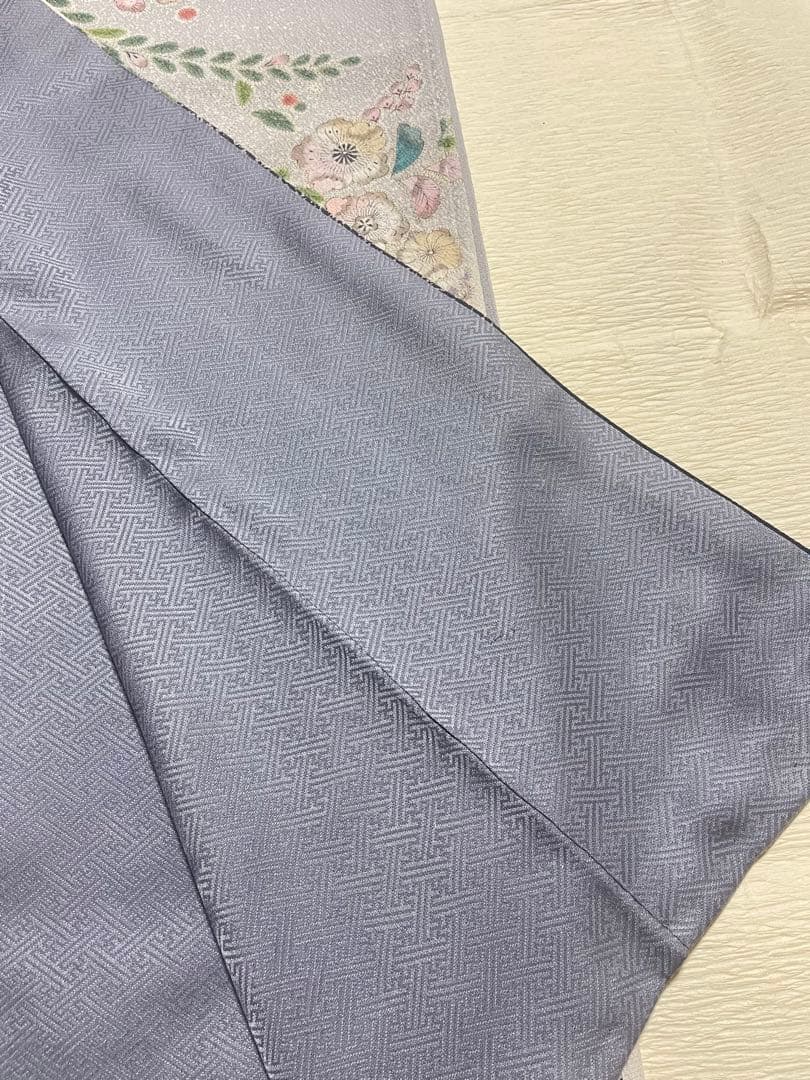 訪問着フルセット　辻ヶ花　金彩　入学式　卒業式　結婚式　正絹　ぼかし　地紋