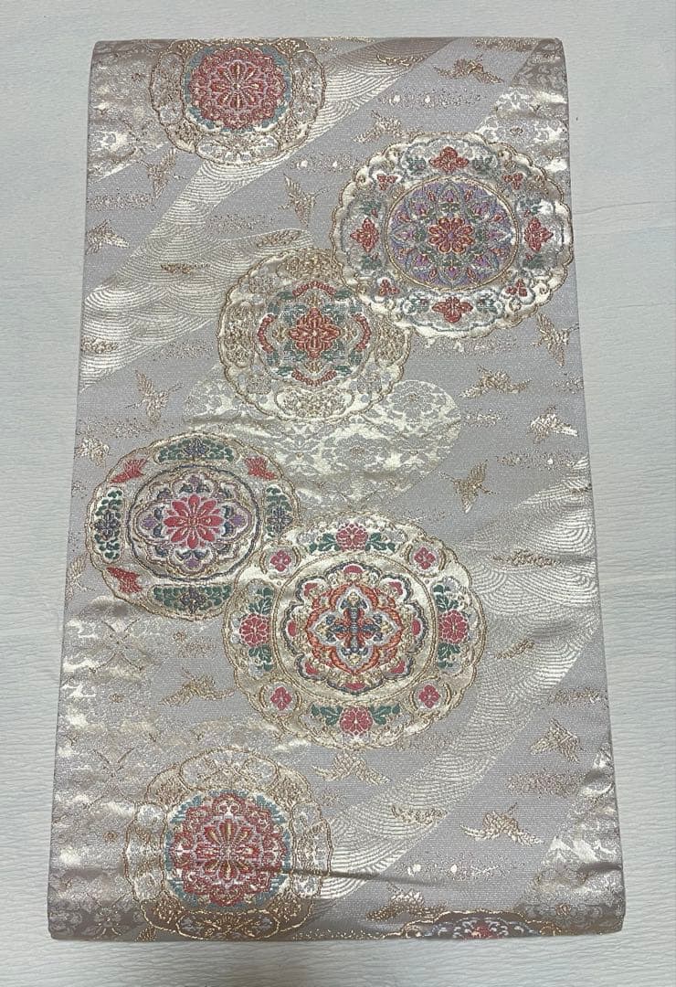 訪問着フルセット　辻ヶ花　金彩　入学式　卒業式　結婚式　正絹　ぼかし　地紋