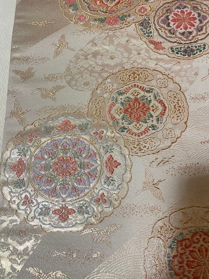 訪問着フルセット　辻ヶ花　金彩　入学式　卒業式　結婚式　正絹　ぼかし　地紋