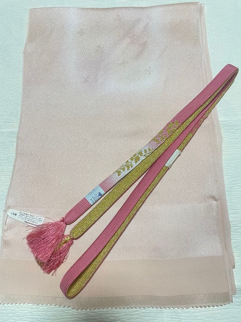 訪問着フルセット　辻ヶ花　金彩　入学式　卒業式　結婚式　正絹　ぼかし　地紋