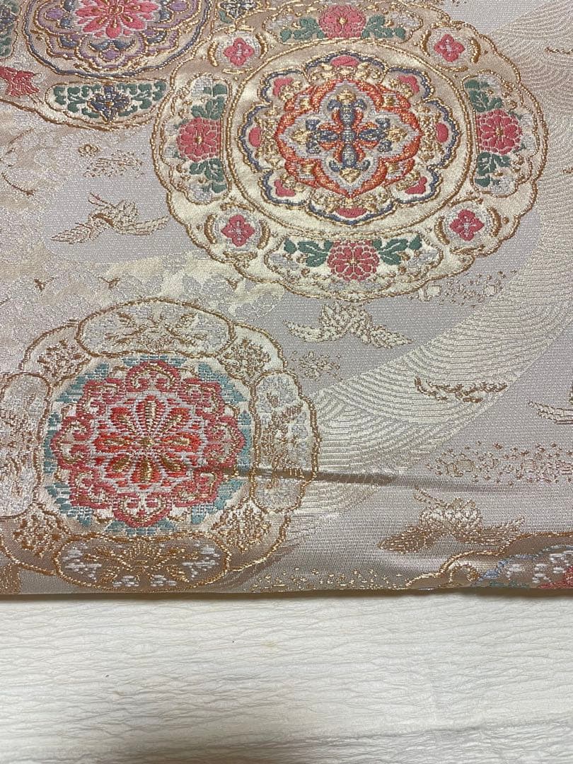 訪問着フルセット　辻ヶ花　金彩　入学式　卒業式　結婚式　正絹　ぼかし　地紋