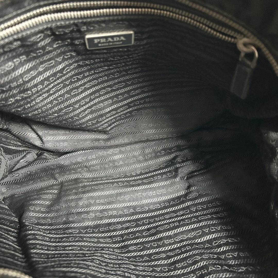 A　PRADA プラダ　トートバッグ　ハンドバッグ　ナイロン　レザー