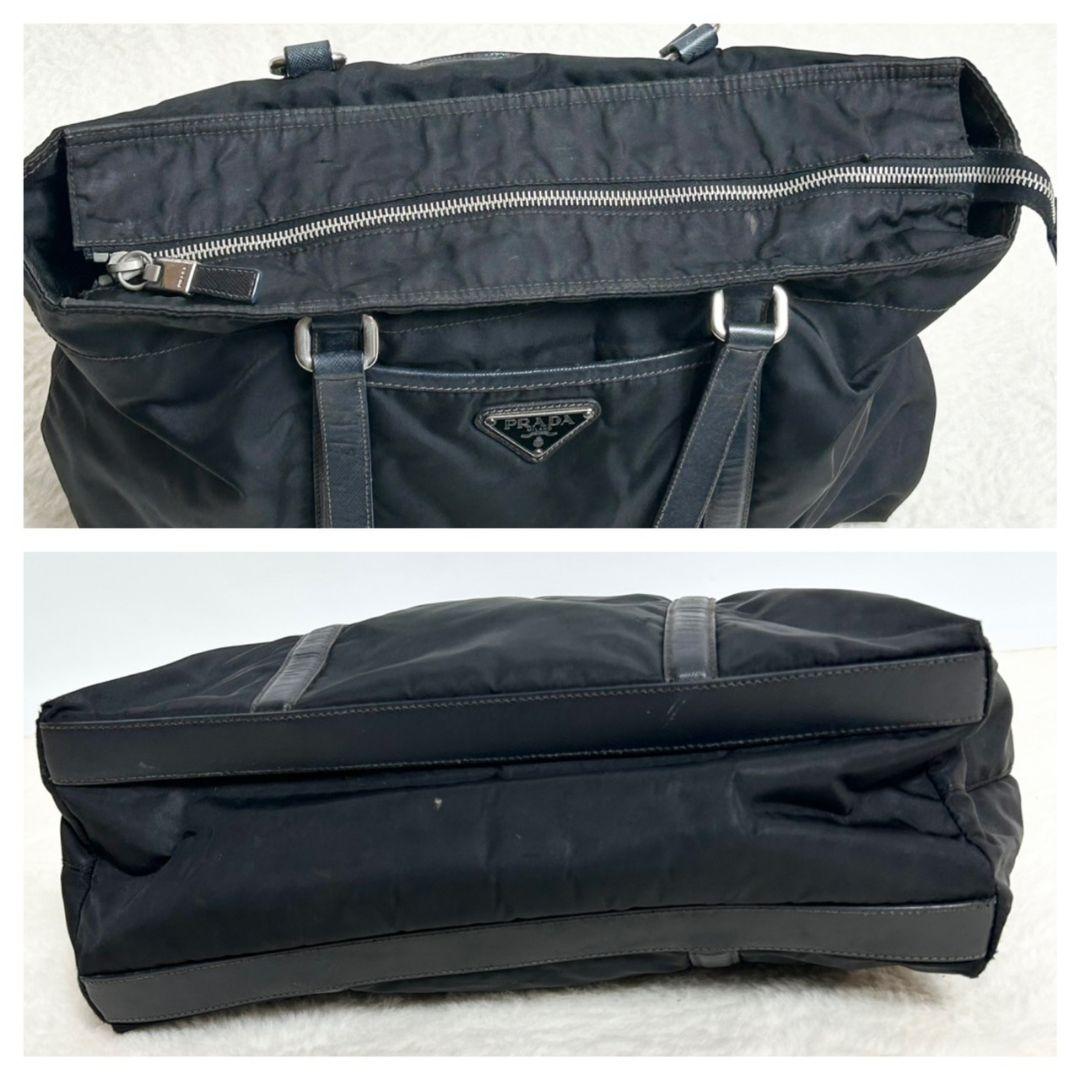 A　PRADA プラダ　トートバッグ　ハンドバッグ　ナイロン　レザー