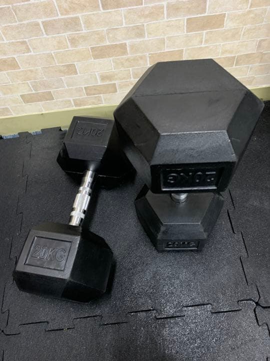 ヘックス  ラバーダンベル　20kg 25kg 30kg各2個