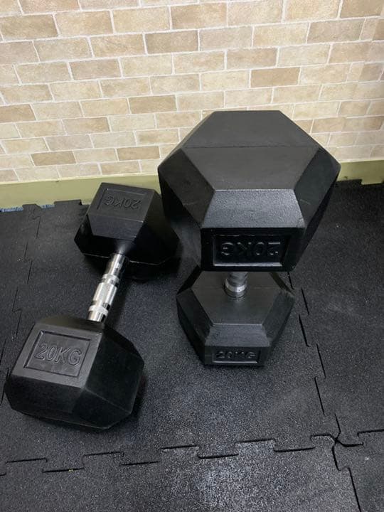 ヘックス  ラバーダンベル　20kg 25kg 30kg各2個
