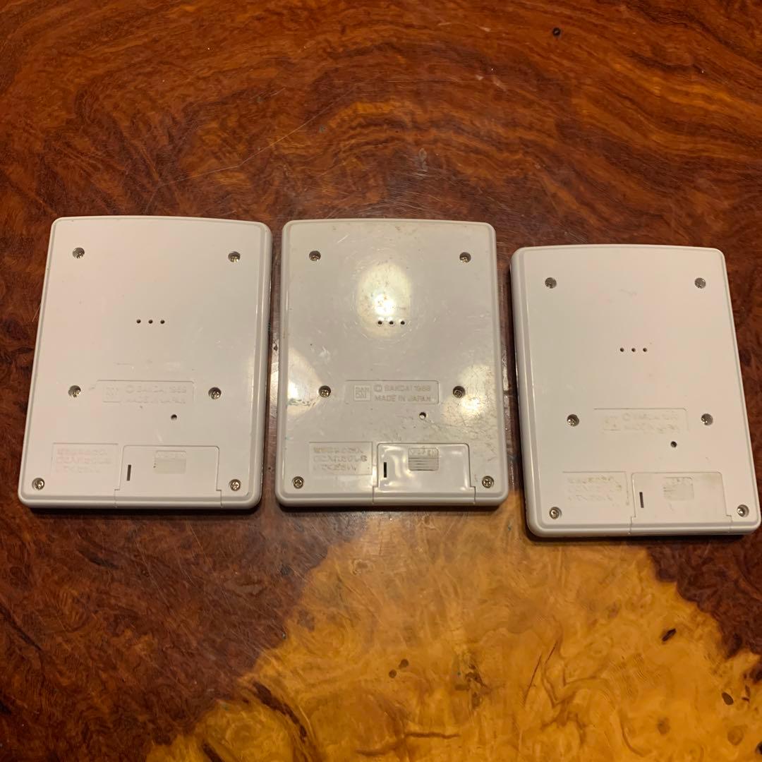 貴重激レアBANDAI 昭和レトロ携帯ゲーム機3点セットジャンク