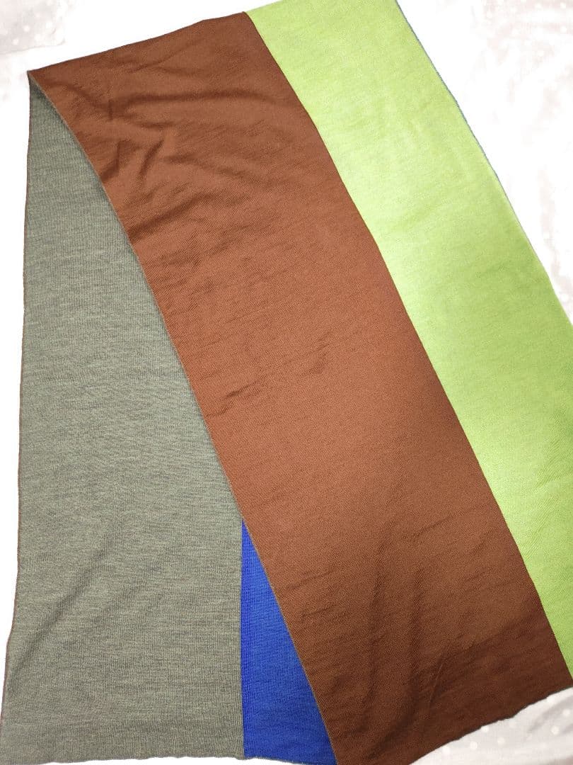 美品！コムデギャルソンマルチカラーストール ニット