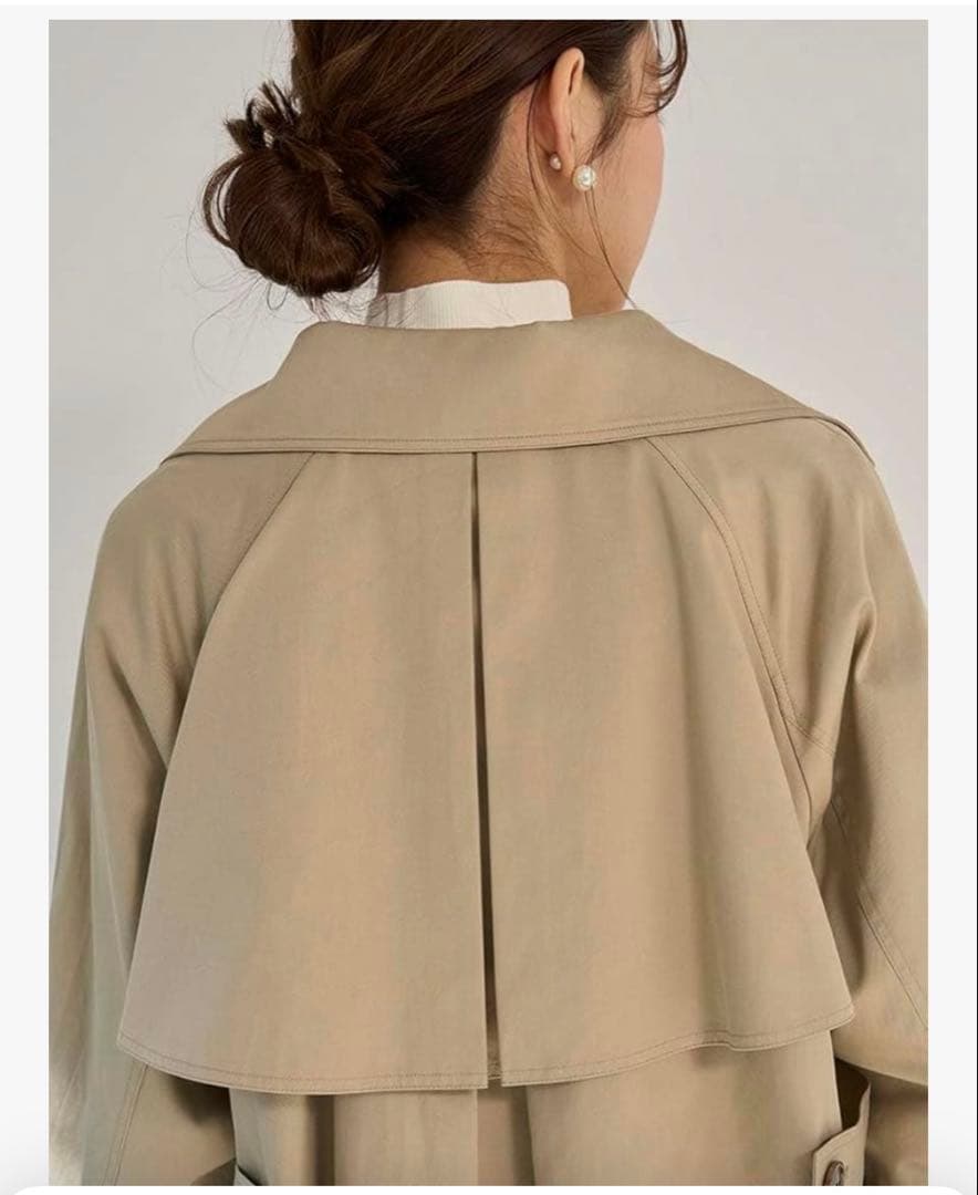 スナイデル　ミドルフレアトレンチコート　【snidel】