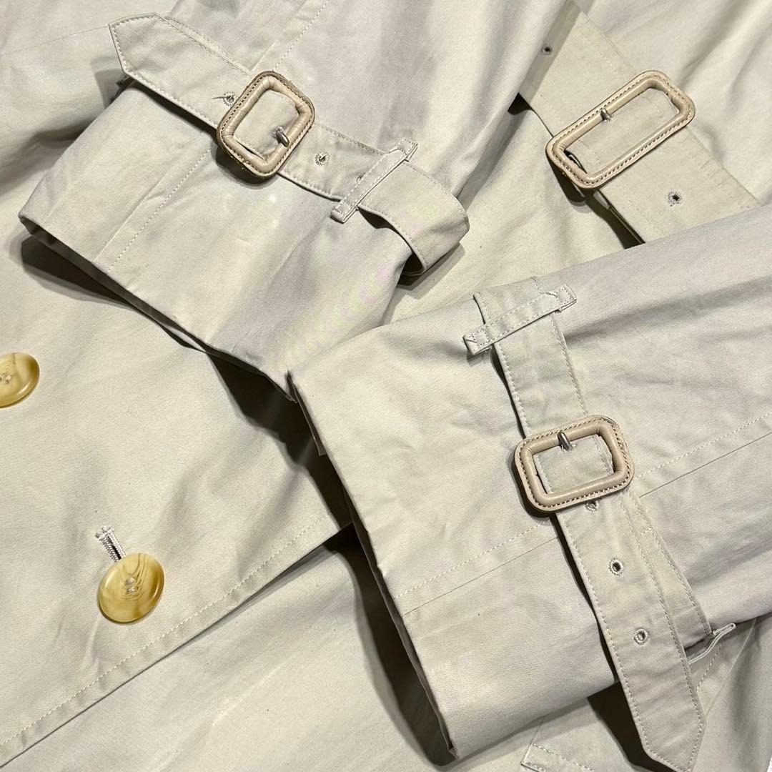 着丈120 バーバリー ライナー ベルト トレンチコート ノバチェック ベージュ