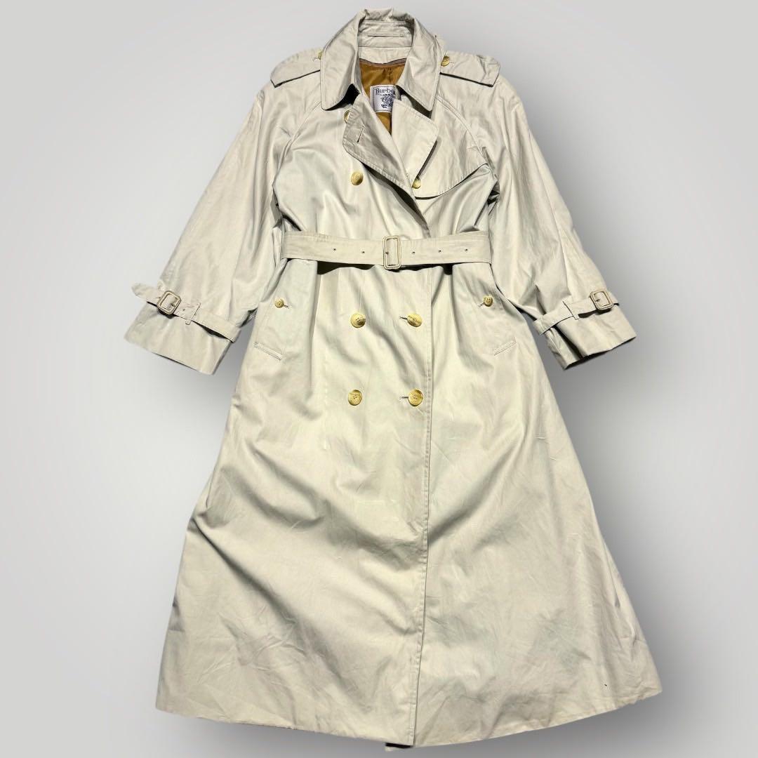 着丈120 バーバリー ライナー ベルト トレンチコート ノバチェック ベージュ