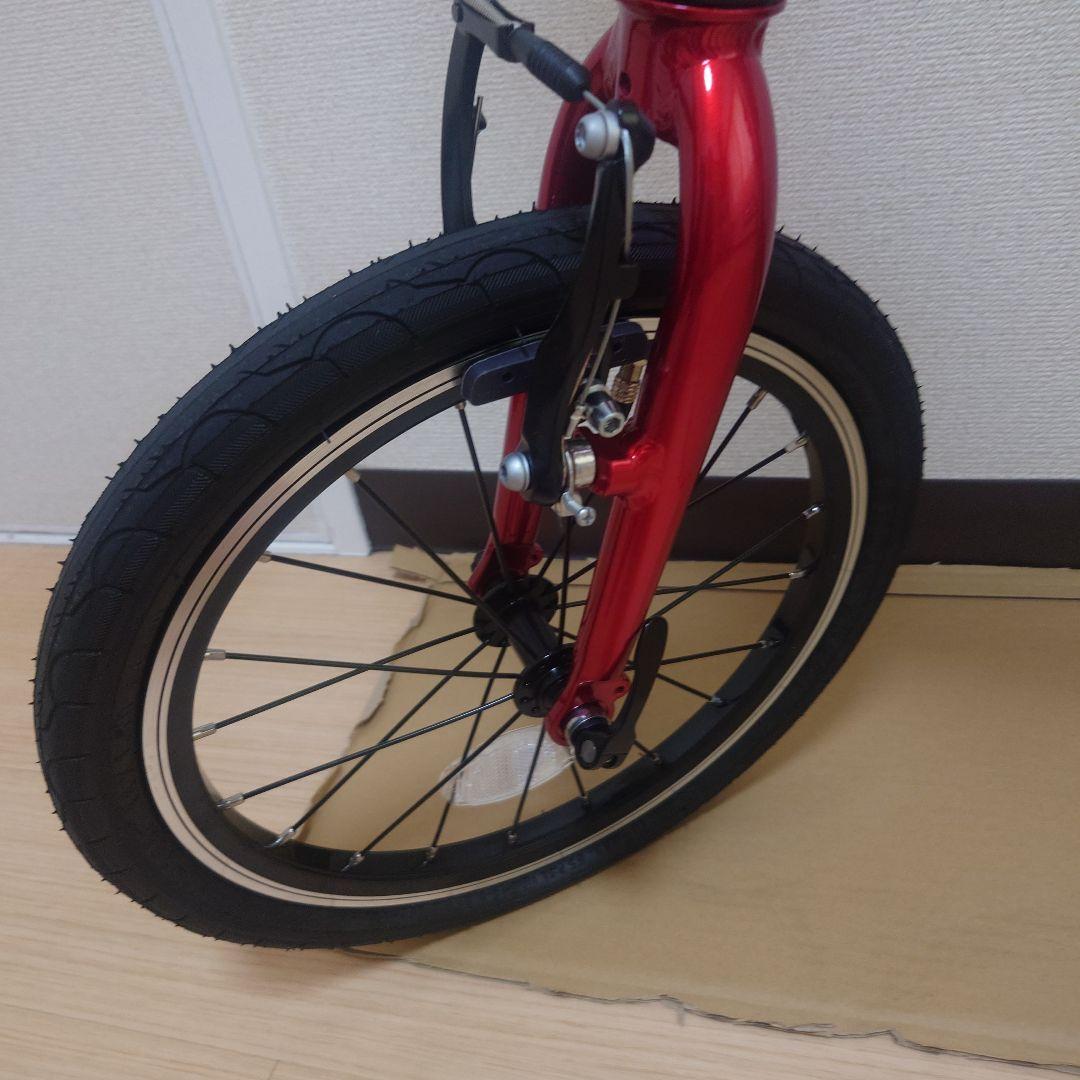 【マサさん用】ルノー（赤）7段変速 折りたたみ自転車（鍵・ライト・オイル等付）