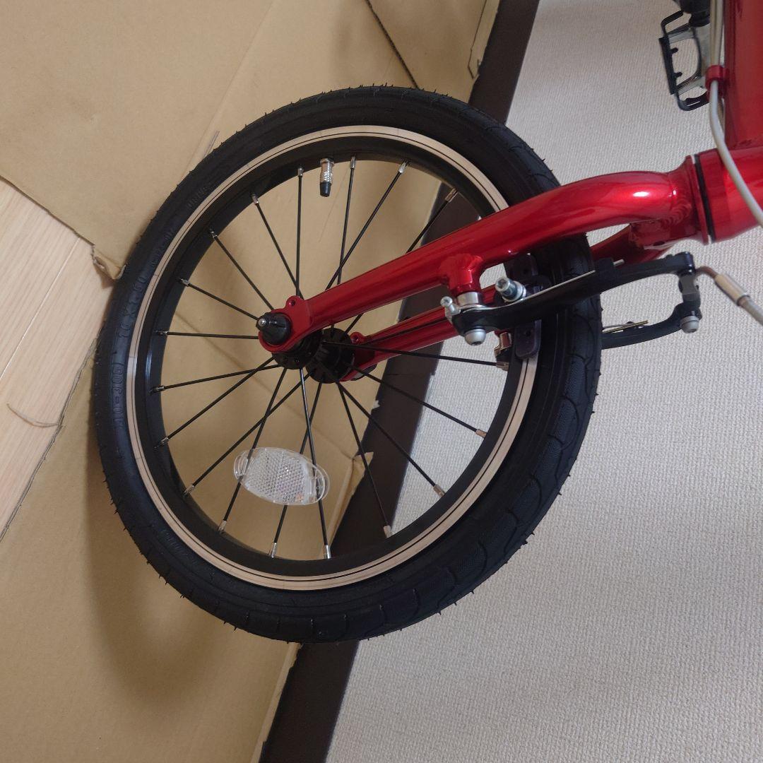 【マサさん用】ルノー（赤）7段変速 折りたたみ自転車（鍵・ライト・オイル等付）