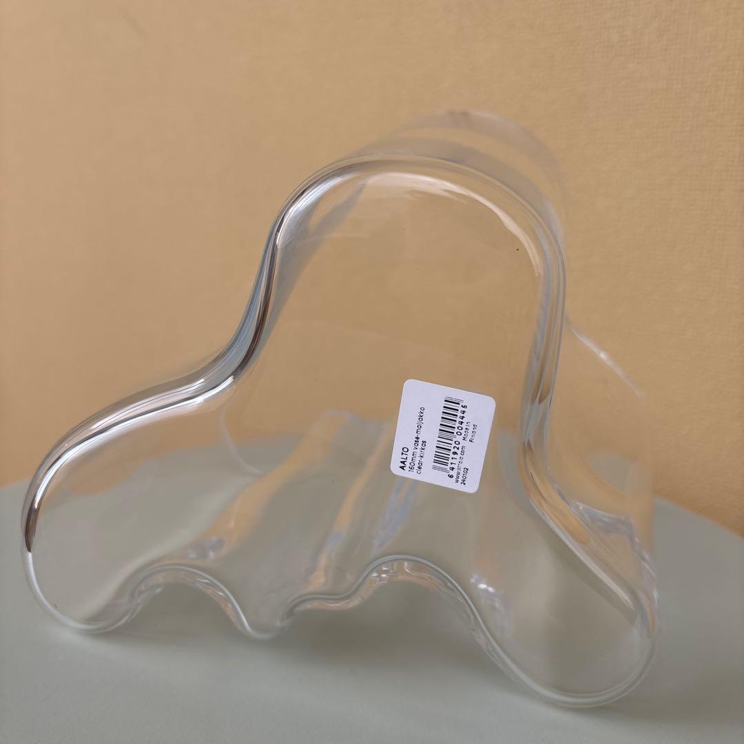 【新品】イッタラ アアルト ベース 160mm クリア 花瓶