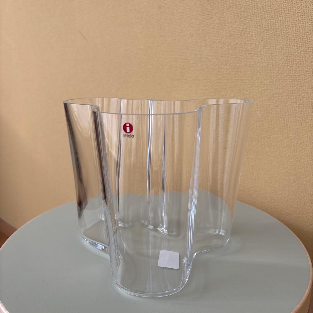 【新品】イッタラ アアルト ベース 160mm クリア 花瓶