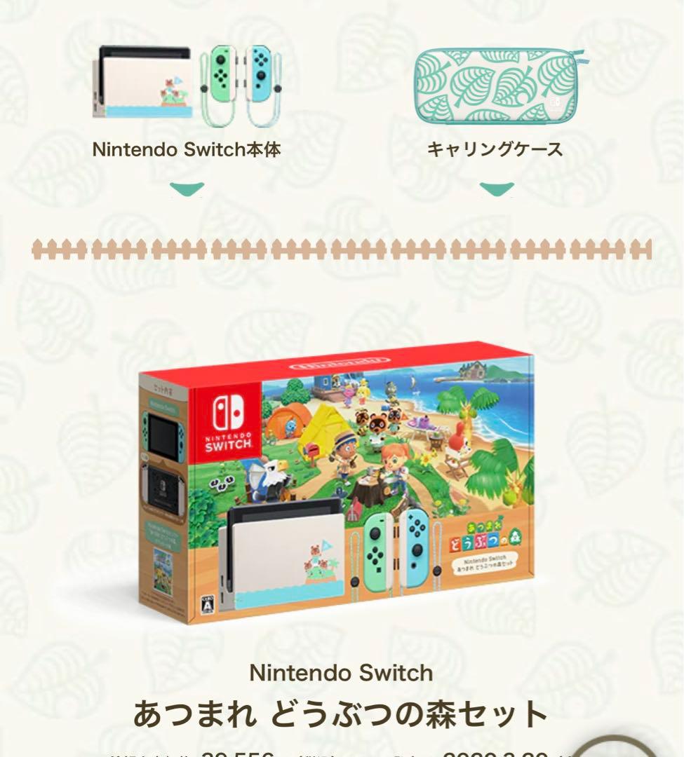 Nintendo Switch あつもり仕様※外箱あり