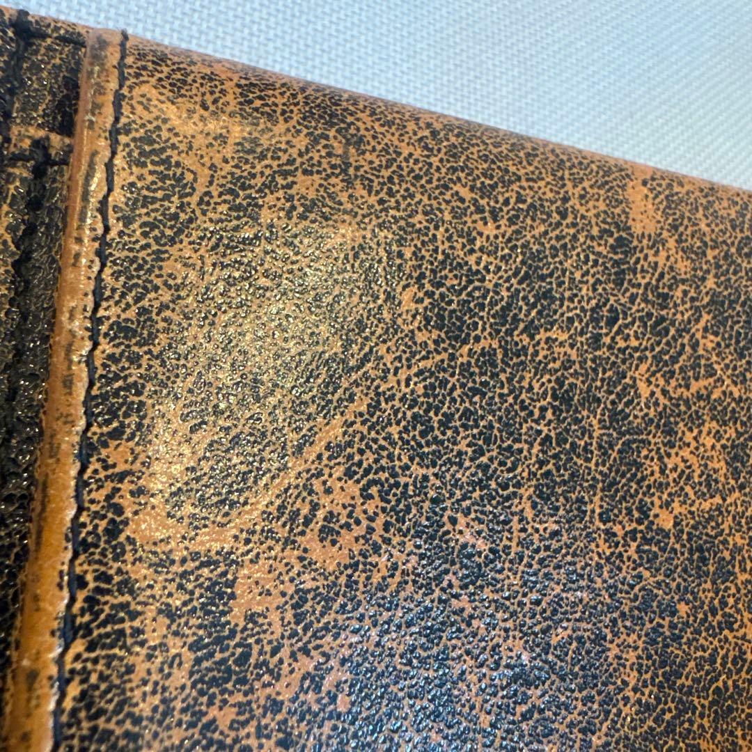 美品　グレンロイヤルGLEN レザー 二つ折り財布　マネークリップ