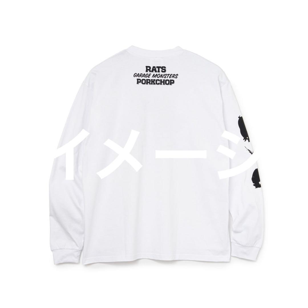 Lサイズ　RATS × PORKCHOP L/S TEE ポークチョップ ラッツ