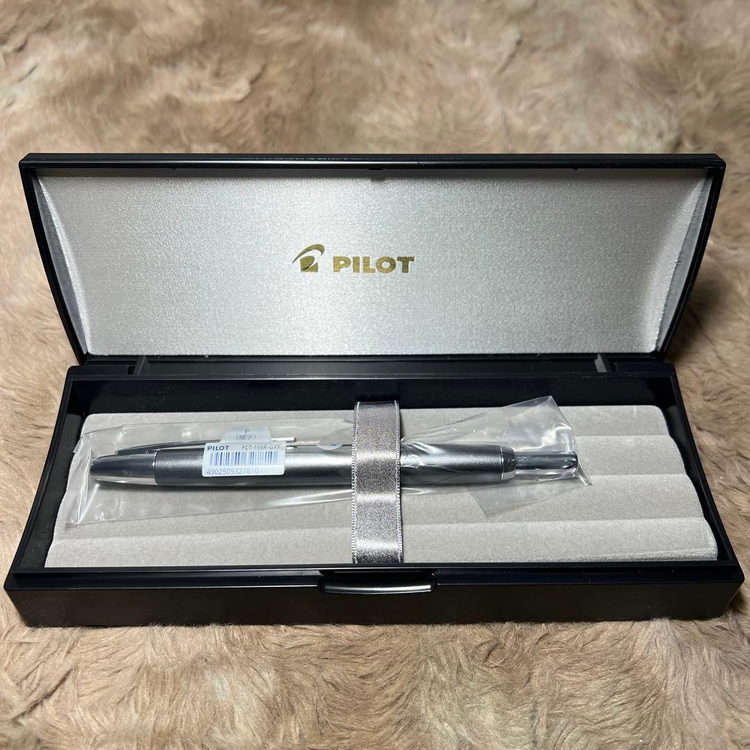 パイロット 万年筆 キャップレスデシモ FCT15SRGYF ダークグレーマイカ