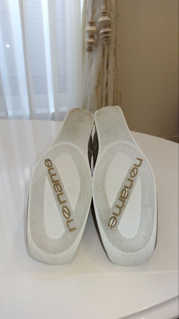 NO NAME 　YOKO　ノーネーム♥ ヒールスニーカー　ゴールド　23cm