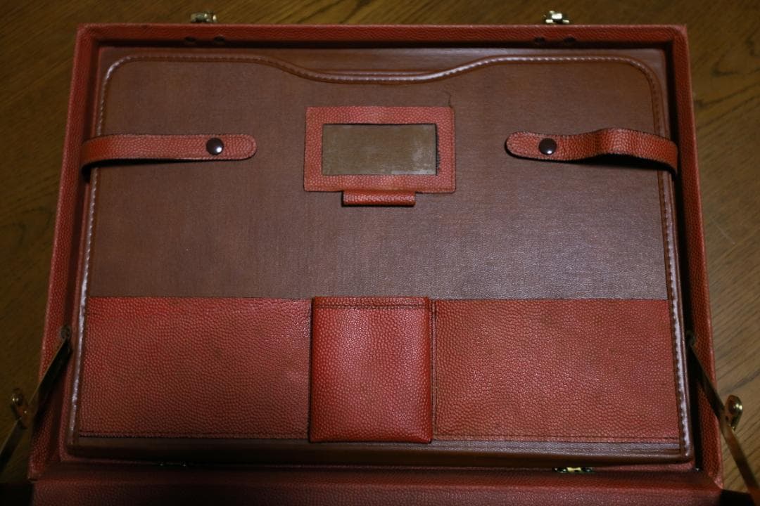 ★NFL公式アタッシュケース★アメリカンフットボール★茶色★80年代