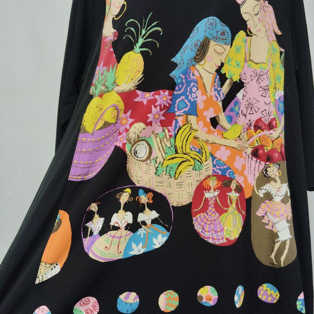 TOKUKO 1er VOL　トクコプルミエヴォル　チュニック　カットソー　黒