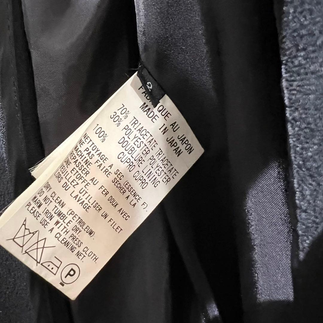 希少 極美品 ワイズ 上質 デザイン 2WAY ホック チェスター ロングコート