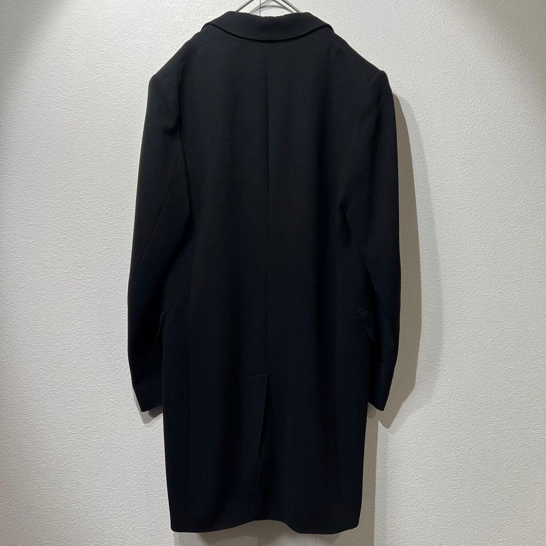 希少 極美品 ワイズ 上質 デザイン 2WAY ホック チェスター ロングコート