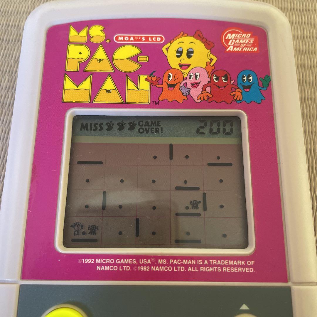 動作確認済み！マイクロゲームズUSA パックマン　携帯ゲーム