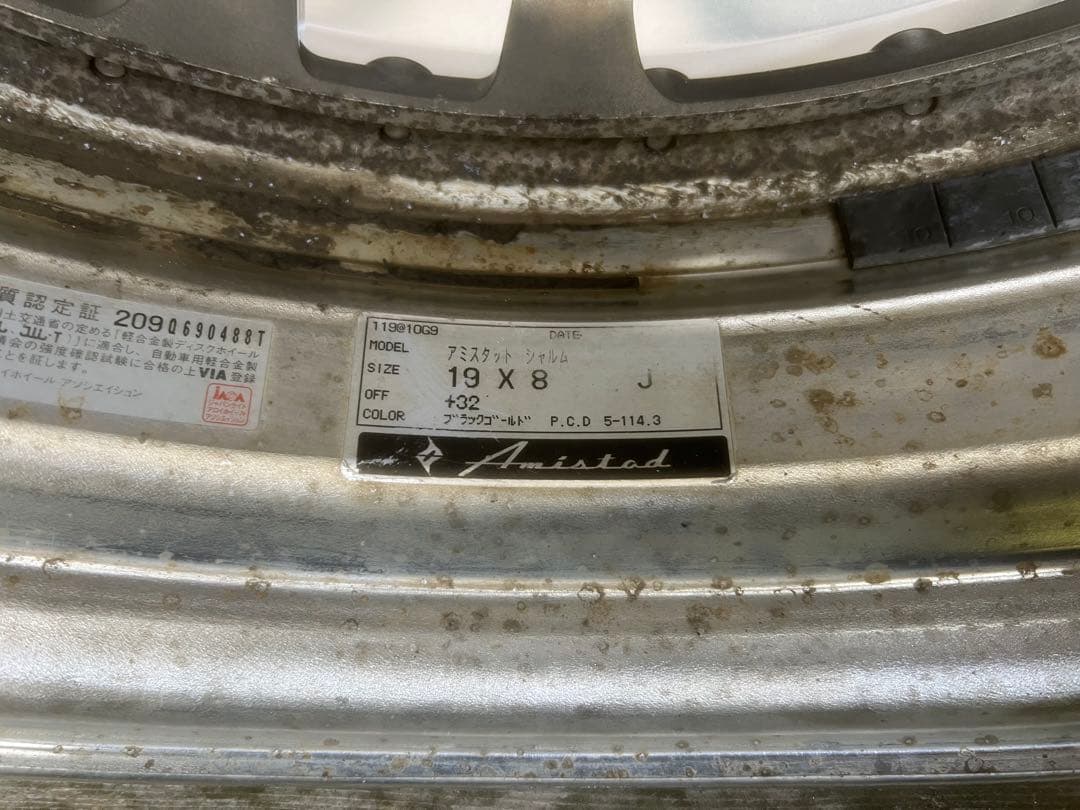 アミスタッド シャルム 19インチホイール