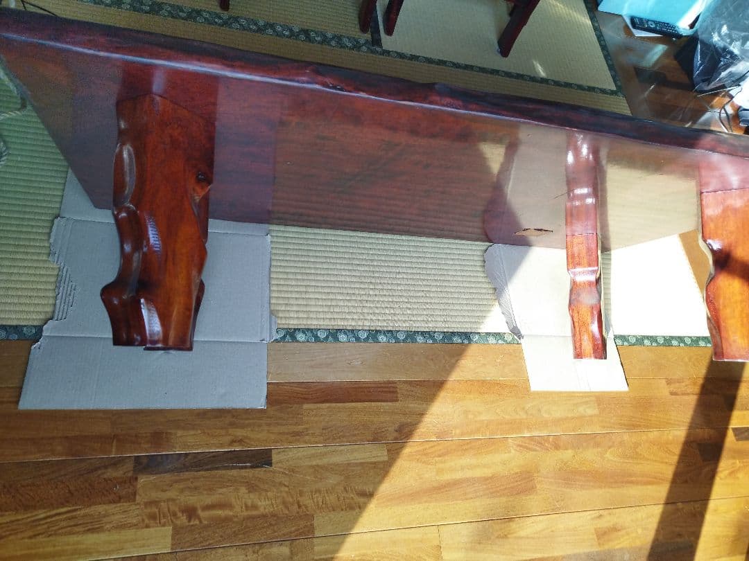 無垢材 赤褐色 無垢材　テーブル