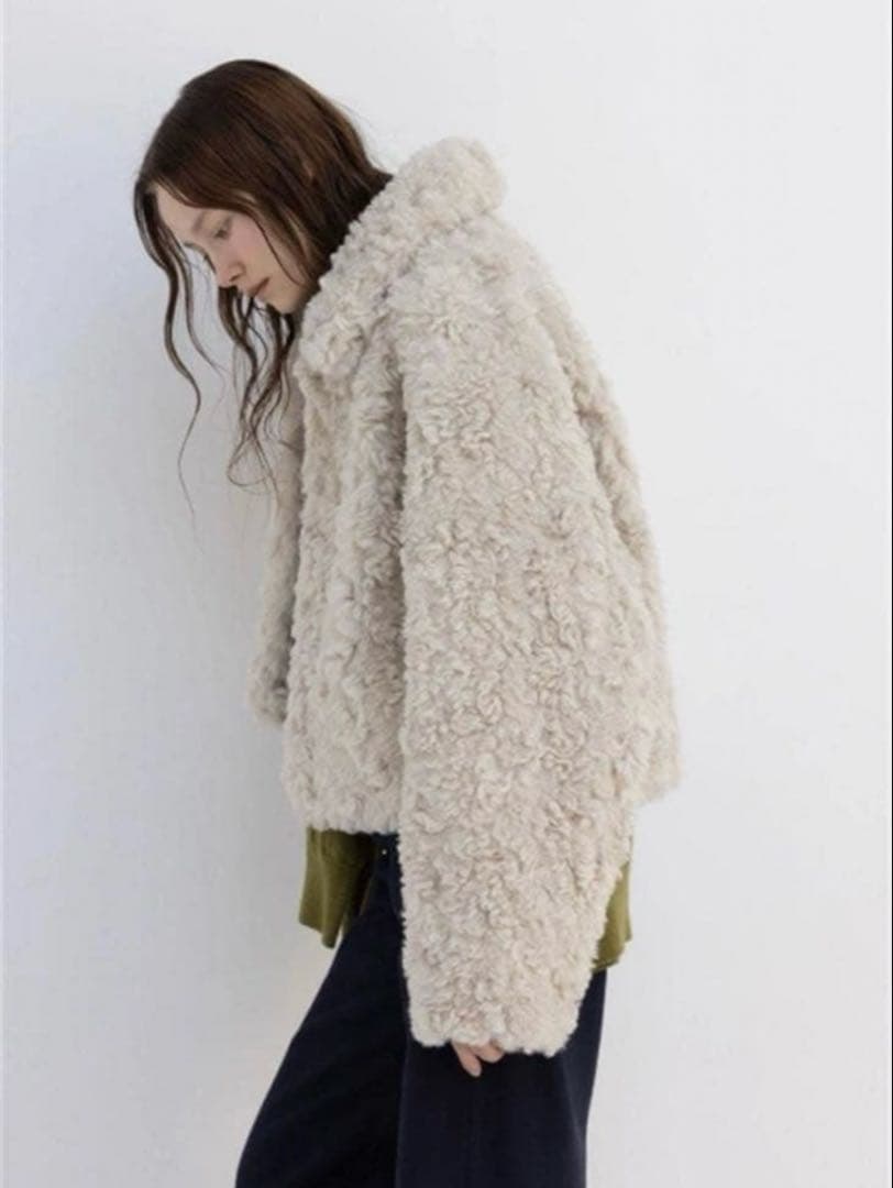 【最終価格】MONOHA ショートファージャケット