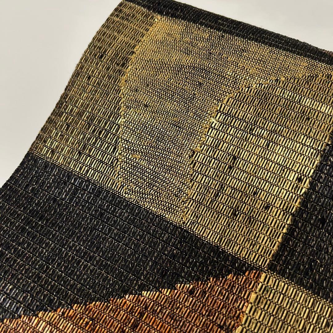 CH08様　AO-4269 袋帯 金彩 市松 ますいわ屋 モダンな加工