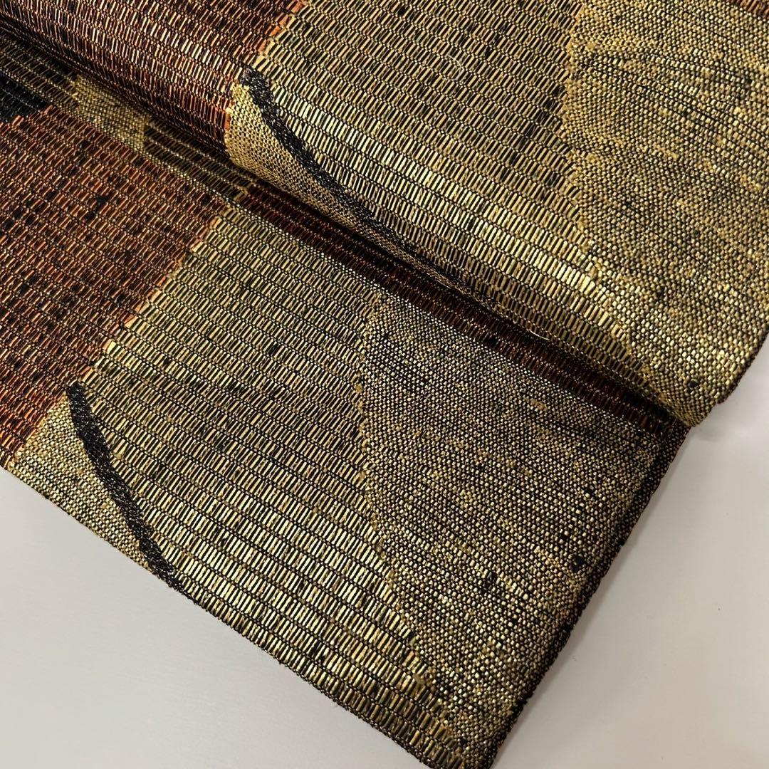 CH08様　AO-4269 袋帯 金彩 市松 ますいわ屋 モダンな加工