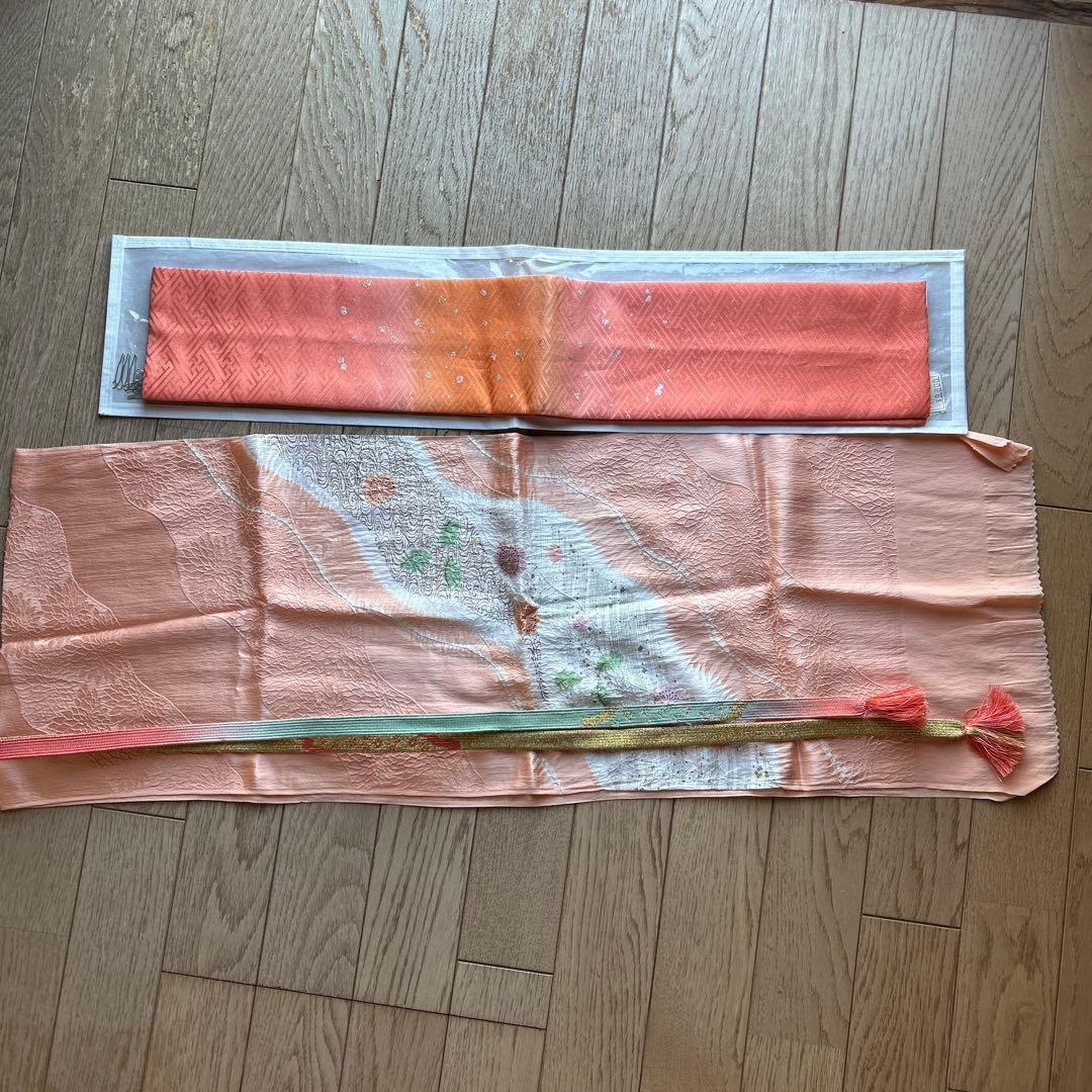 訪問着（辻ヶ花・翠山）・袋帯・帯締め・帯揚げ・重ね襟