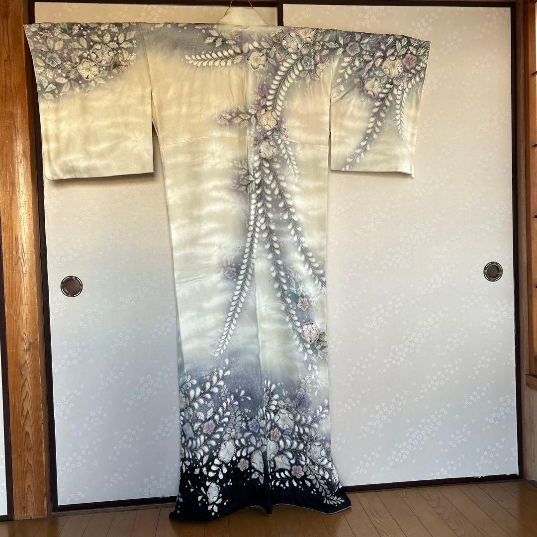 訪問着（辻ヶ花・翠山）・袋帯・帯締め・帯揚げ・重ね襟