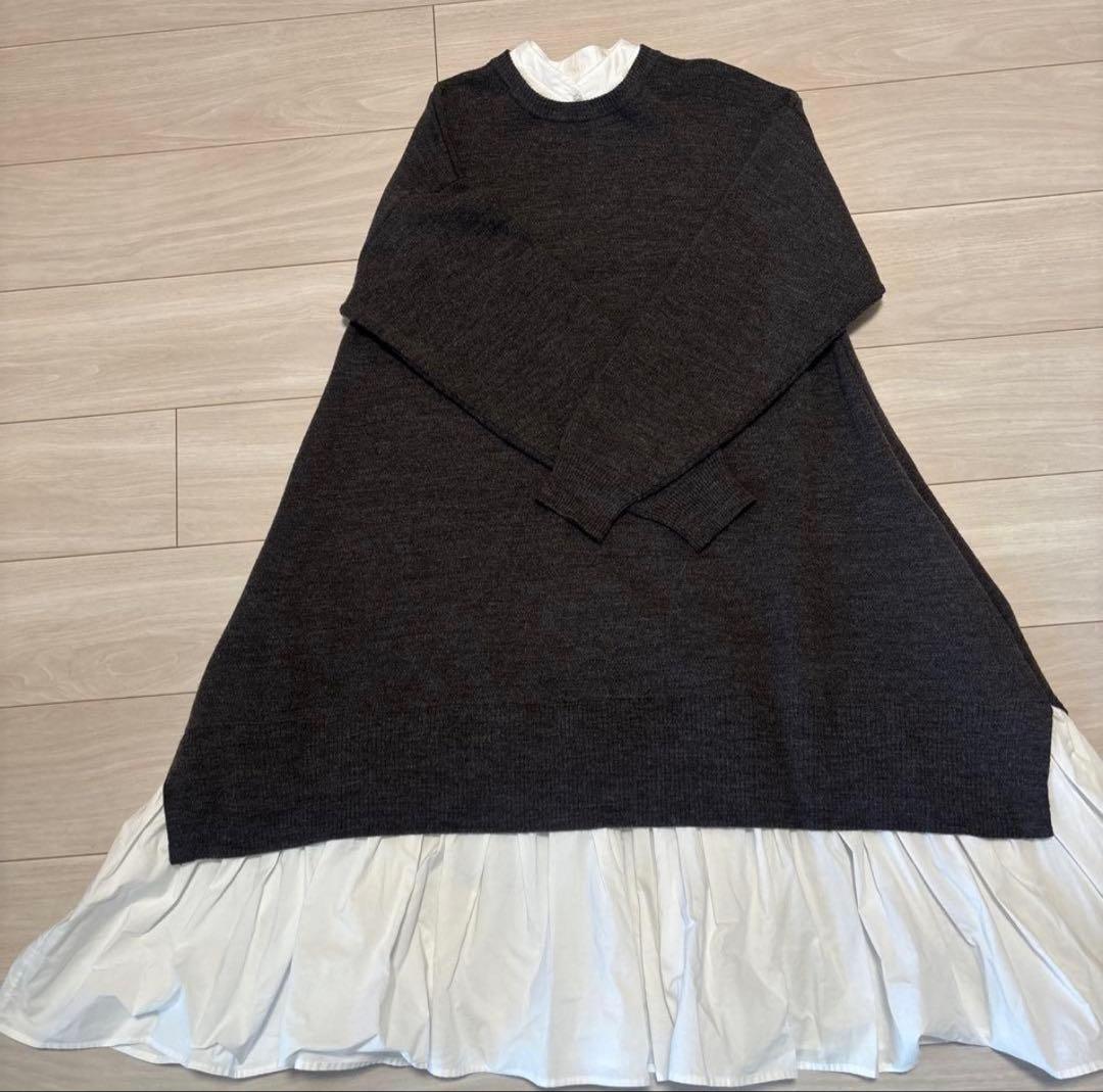 obli✳︎シャツドッキングワンピース