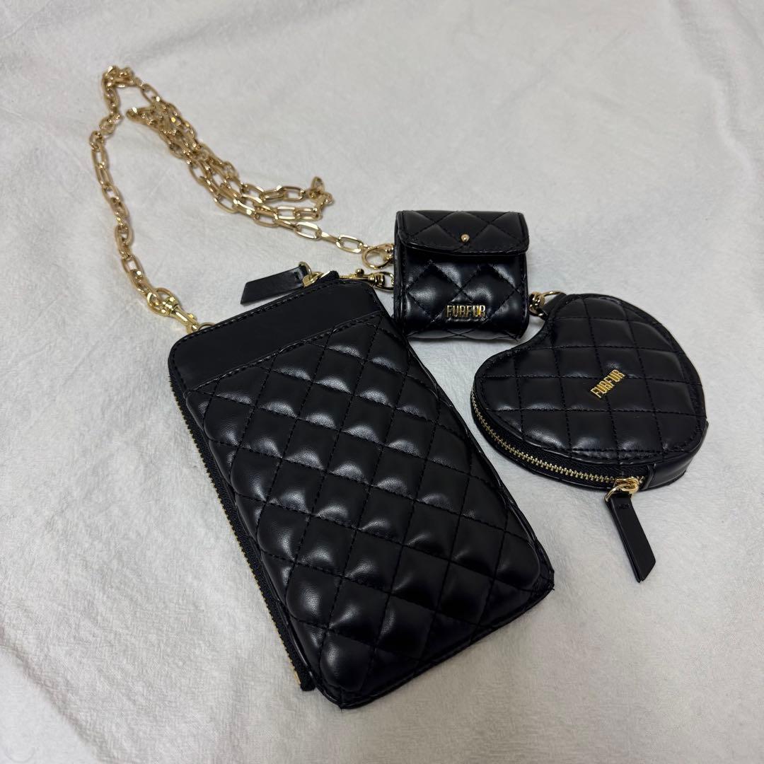 キルティング3SETマルチショルダー　FURFUR