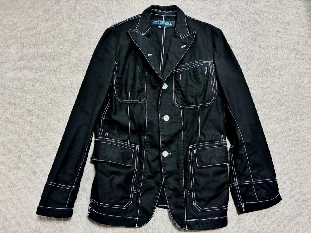 ■JUNYA WATANABE MAN ステッチ３Bジャケット/美品■