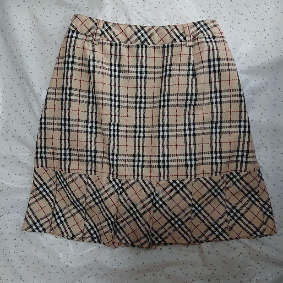 【新品未使用】BURBERRY/バーバリー ノバチェックミニスカート160Ａ