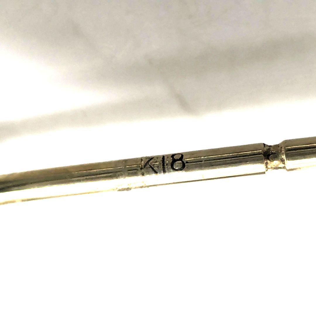 ジャスティンデイビス　シルバー925　K18　金銀　コンビ　ピアス　クラウン