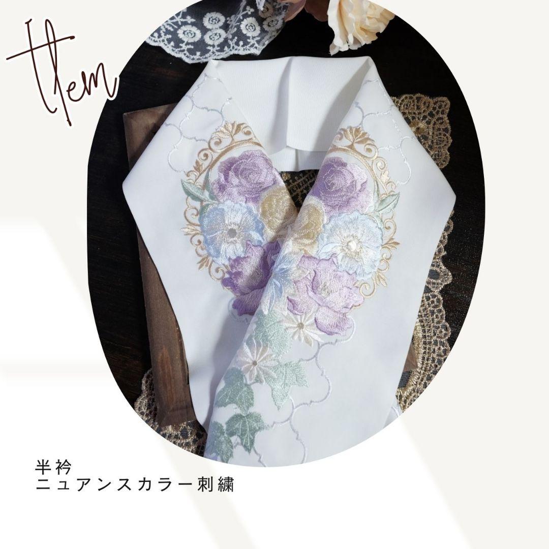 luna　振袖フルセット　濃紫　白牡丹　大人キレイ・粋なシンプル振袖