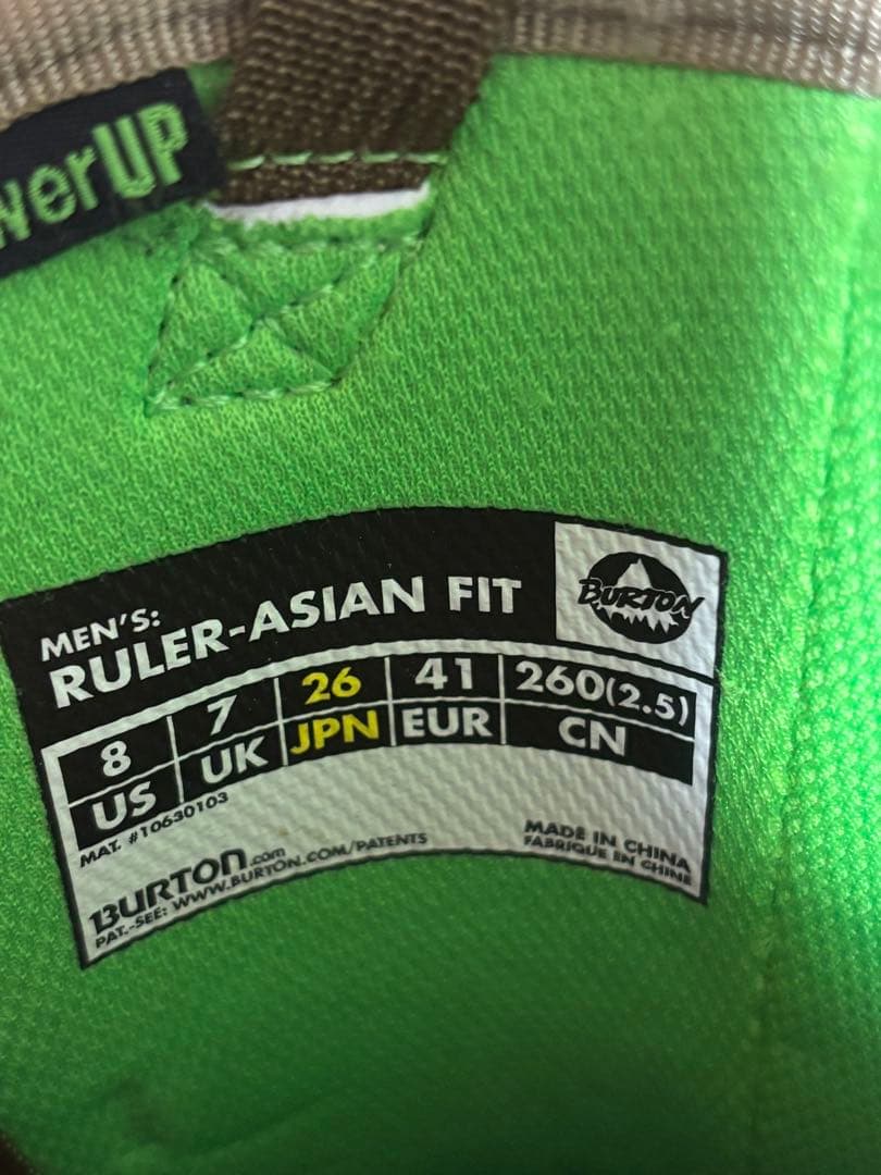 BURTON RULER メンズ 26cm ライトベージュ