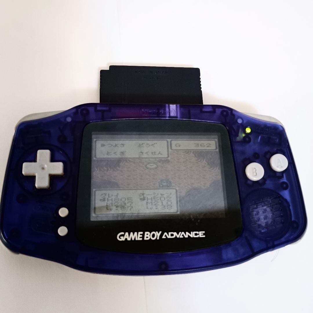 ​動作確認済ゲームボーイアドバンス ミッドナイトブルー ドラクエモン2 セット