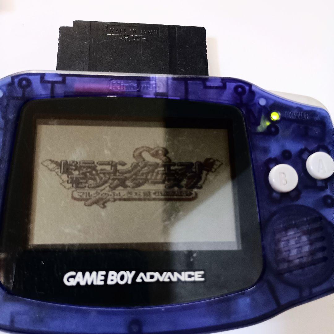 ​動作確認済ゲームボーイアドバンス ミッドナイトブルー ドラクエモン2 セット